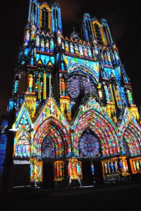 lichtshows avond steden